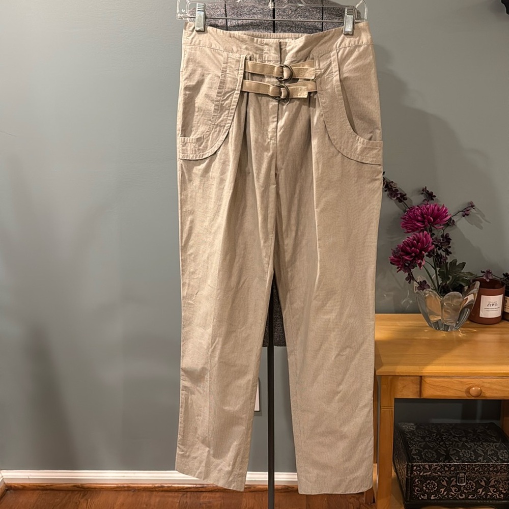 Stella McCartney Pleated Buckle Trousers